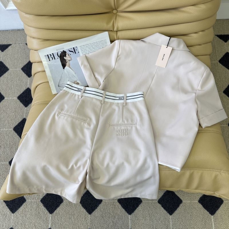 Miu Miu Short Suits